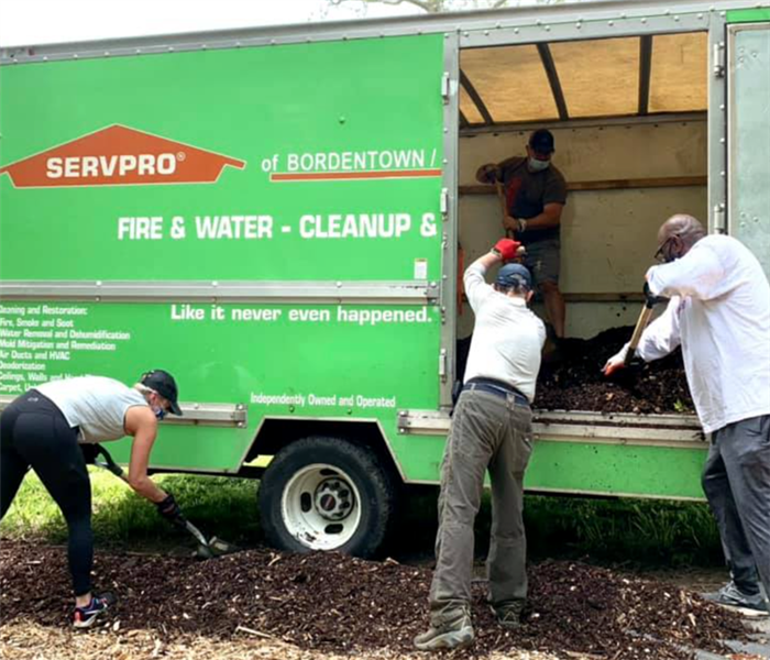 SERVPRO service vehicle